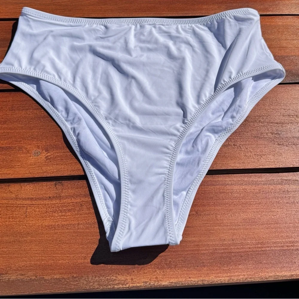 Mono B High-Waisted Bikini Bottom - Picture 3 of 7